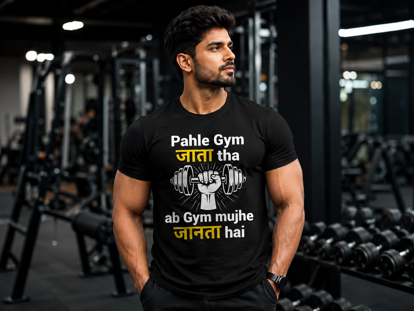 Unisex Gym Standard Premium Crew T-Shirt
