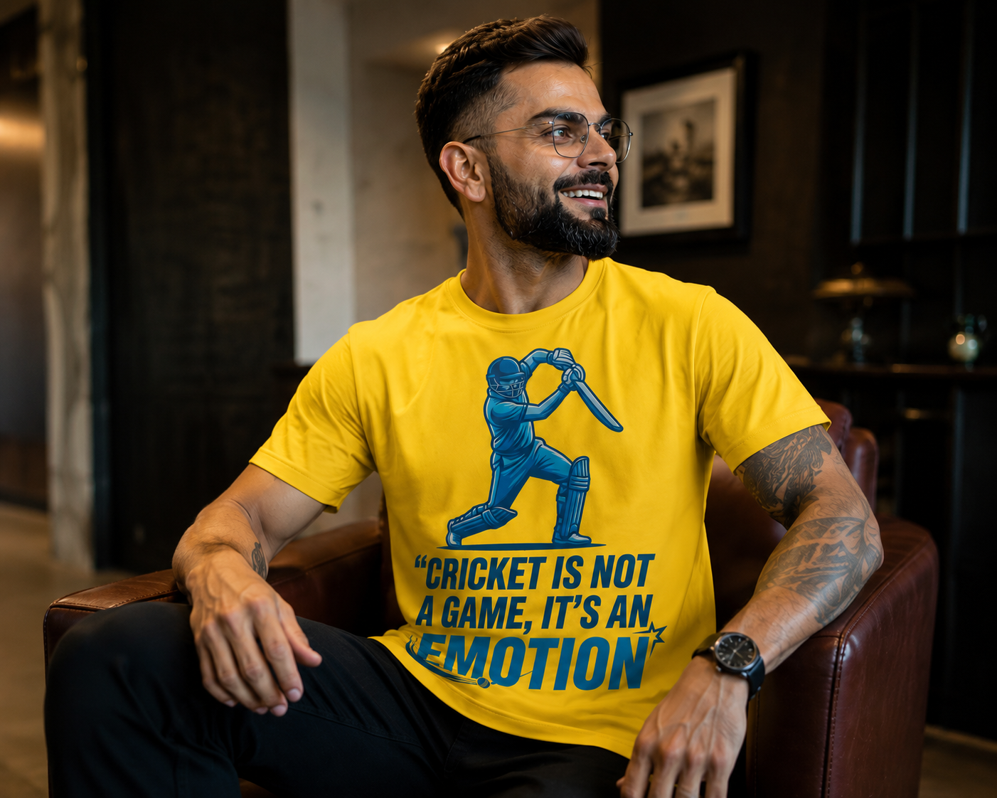 Most Premium Classic Crew Virat Kholi T-Shirt